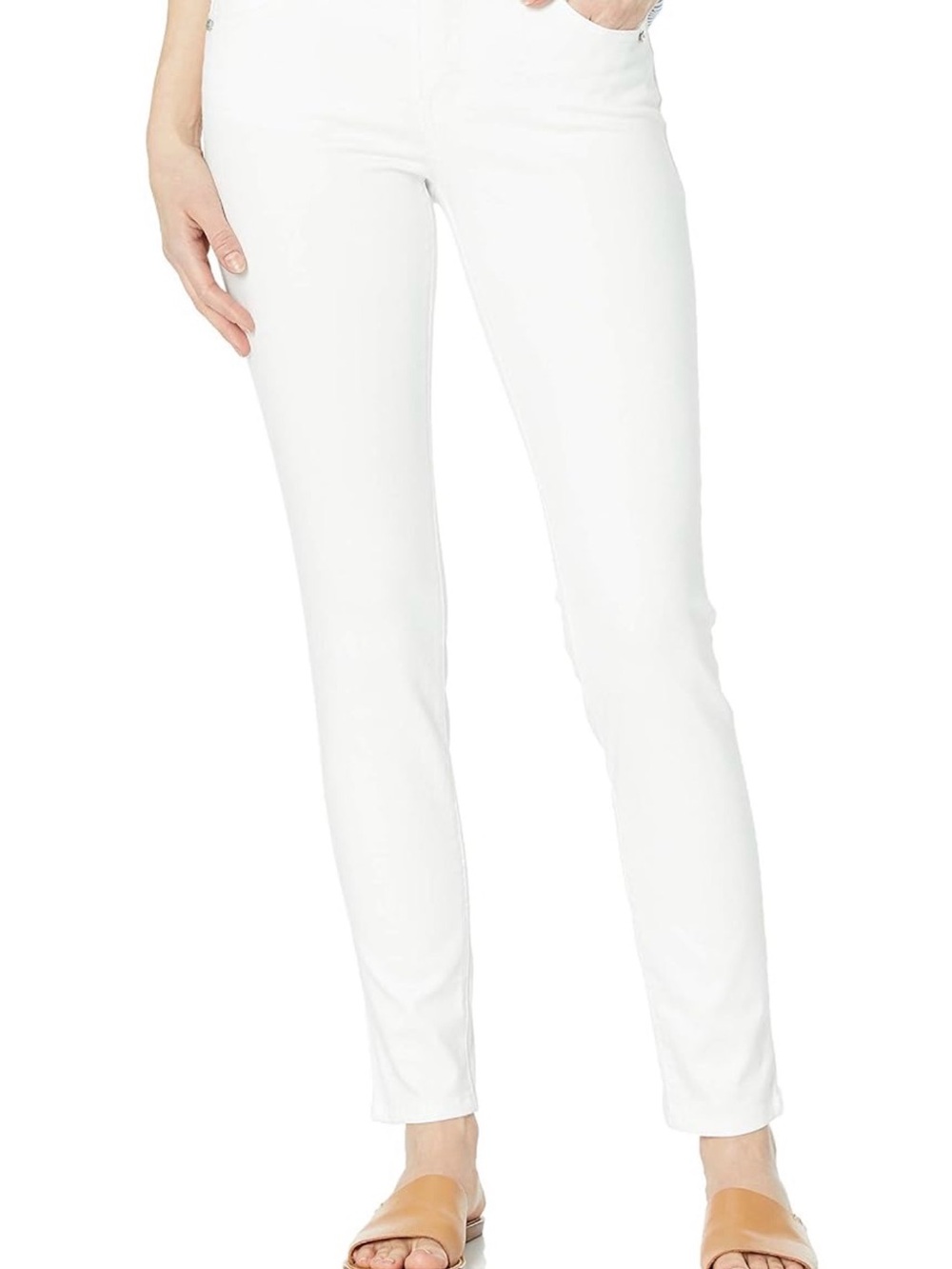 Democracy White Skinny Jeans - Sleek Slim Fit